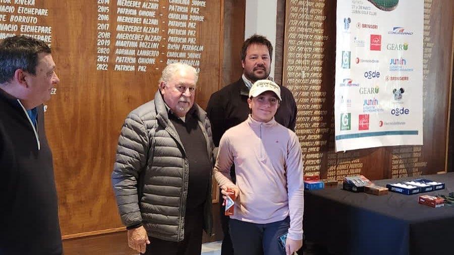 Gran actuación de los chicos de Trenque Lauquen, Pilar y Pedro Moralejo en la 4ta fecha menores en Junin Golf