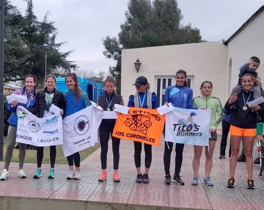 Muy buena actuacion de atletas locales en Fiestas Mayas, en Dorila (LP)