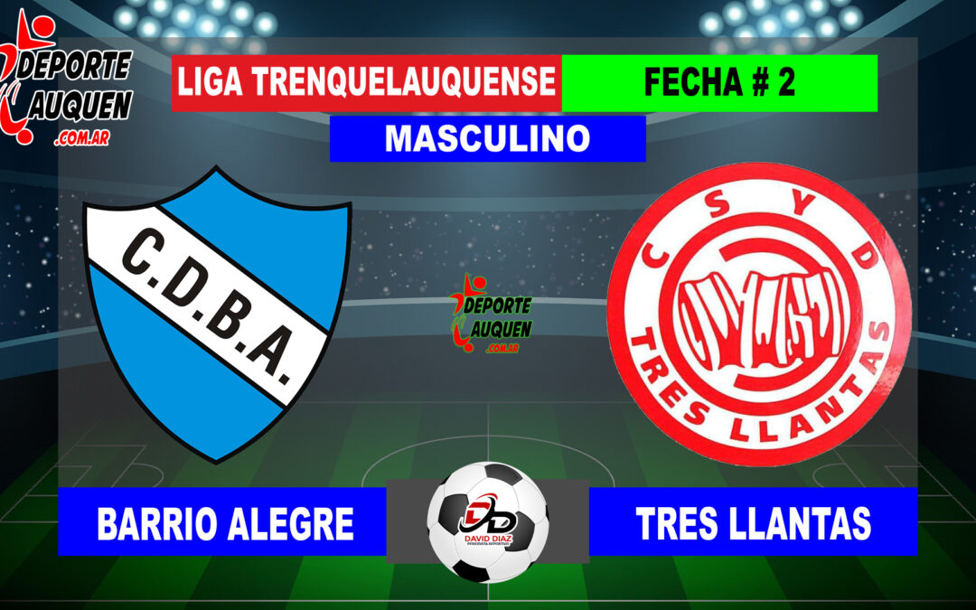 LTF 1° Division – Sintesis: Barrio Alegre 0 Tres Llantas 1