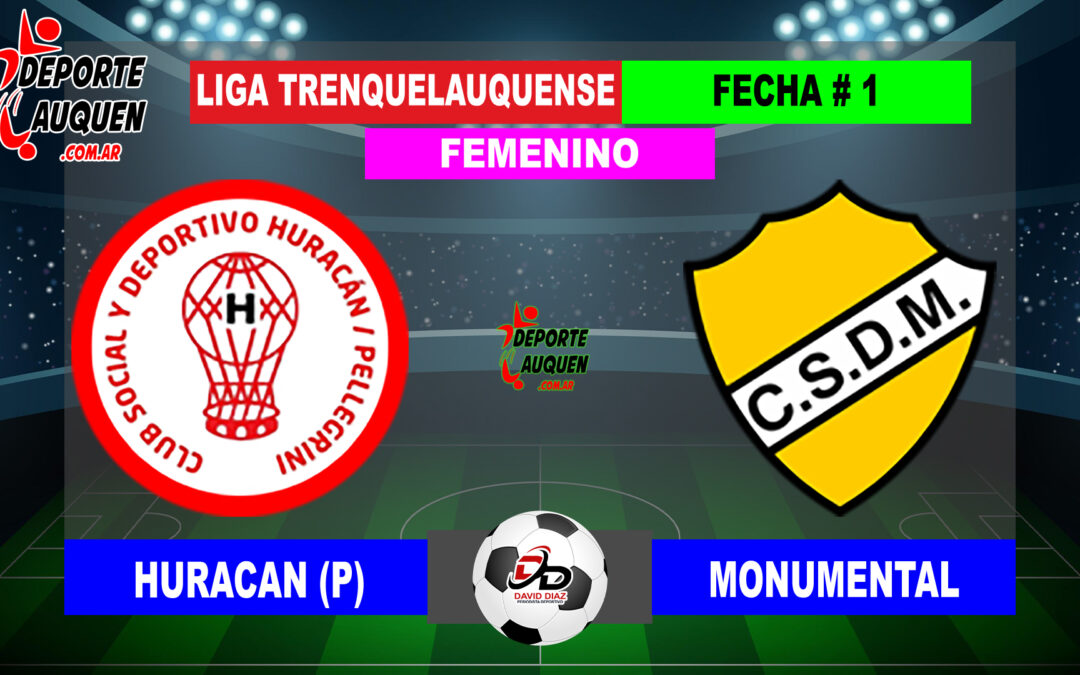 LTF Femenino 1° Division – Sintesis: Huracan 1 Monumental 4