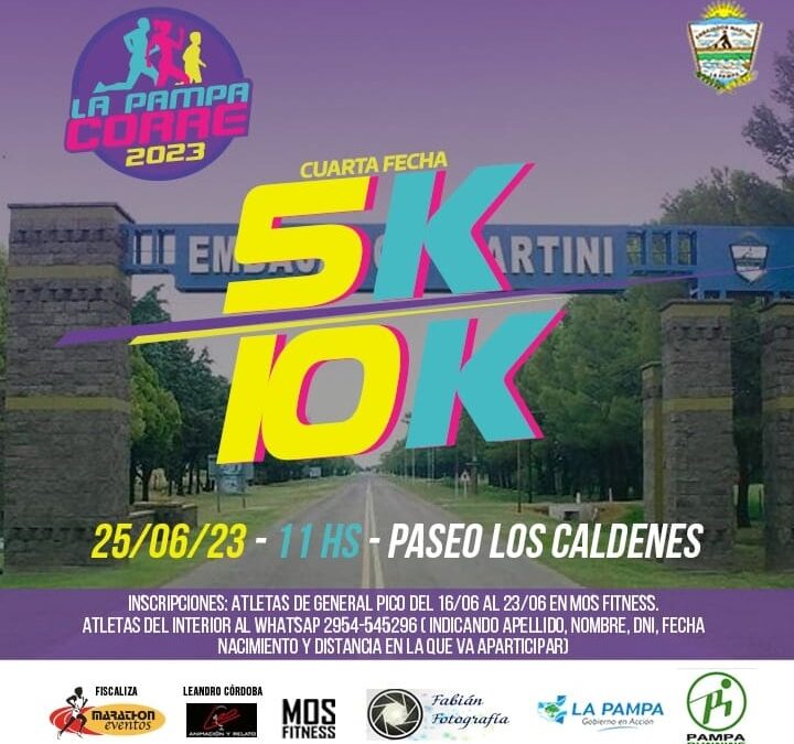 LA PAMPA CORRE 2023 – FECHA 4 – SE CORRE EN EMBAJADOR MARTINI – POSICIONES ACTUALIZADAS