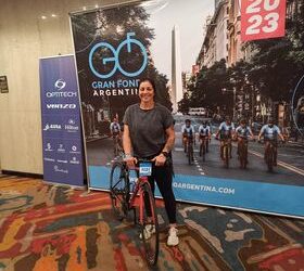 Agustina Cepeda participo del Gran Fondo Argentina