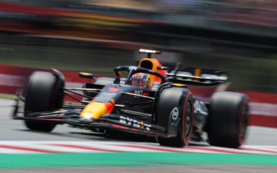 Formula 1: La formula de Max Verstappen en la actividad del dia en Barcelona, España