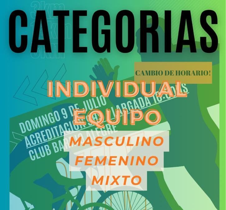 Duatlon de Barrio Alegre el 9 de Julio