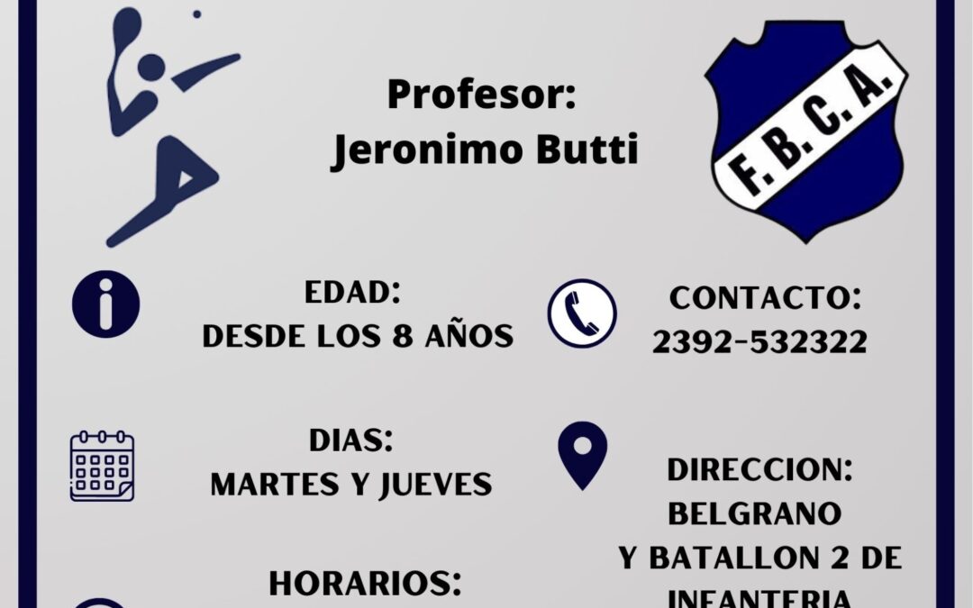 Continua la actividad en la Escuela de Paleta en FBC Argentino