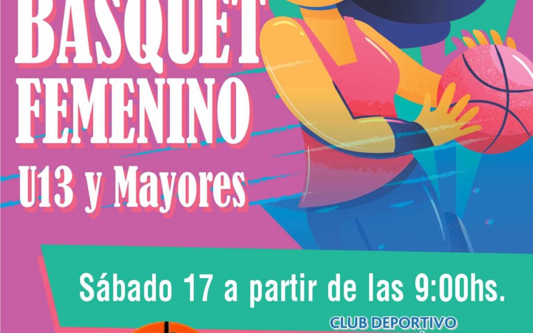 Encuentro Zonal de Basquet Femenino el sabado 17