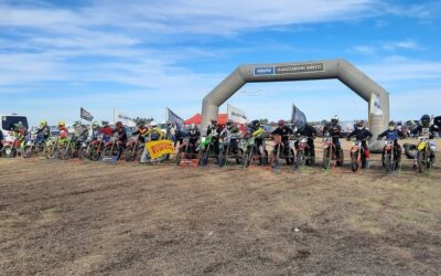 El motocross pampeano pasó por Luiggi con participacion trenquelauquense