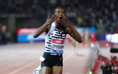 Atletismo: La atleta Kipyegon rompio marca historica mundial de los 1.500 metros en Italia