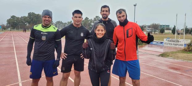 Arbitros locales aprobaron prueba fisica en Santa Rosa