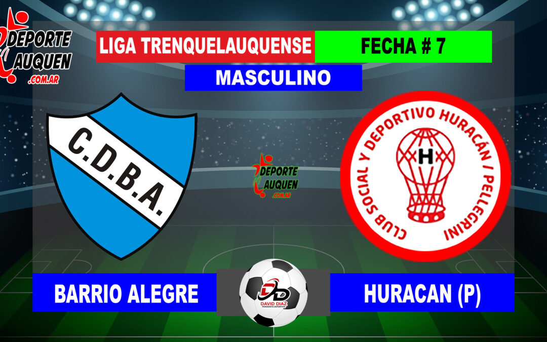 LTF 1° Division – Sintesis: Barrio Alegre 3 Huracan de Pellegrini 0