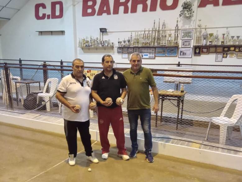 Raúl Tato Galeano se quedo con el individual de Bochas