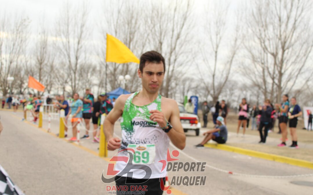 VICTORIA de MARCOS GOMEZ KISTNER y ANGELINA REYES en 10 km, y CRISTIAN CABRERA y NATALIA VELAZQUEZ en los 5 km en el 6 Ciudades de Trenque Lauquen