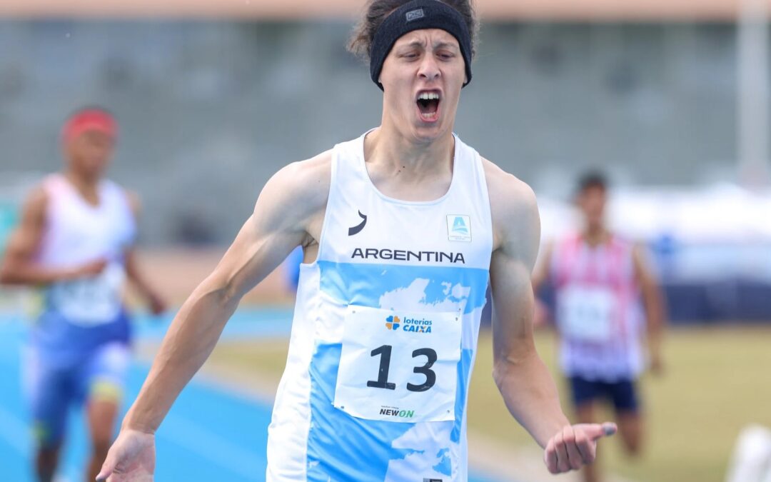 ATLETISMO: El suipachense Elian Larregina logro medalla de bronce los 400 metros del sudamericano Indoor