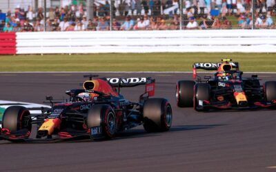 Formula 1: Un Verstappen volador domino con el Red Bull la actividad del viernes en Inglaterra