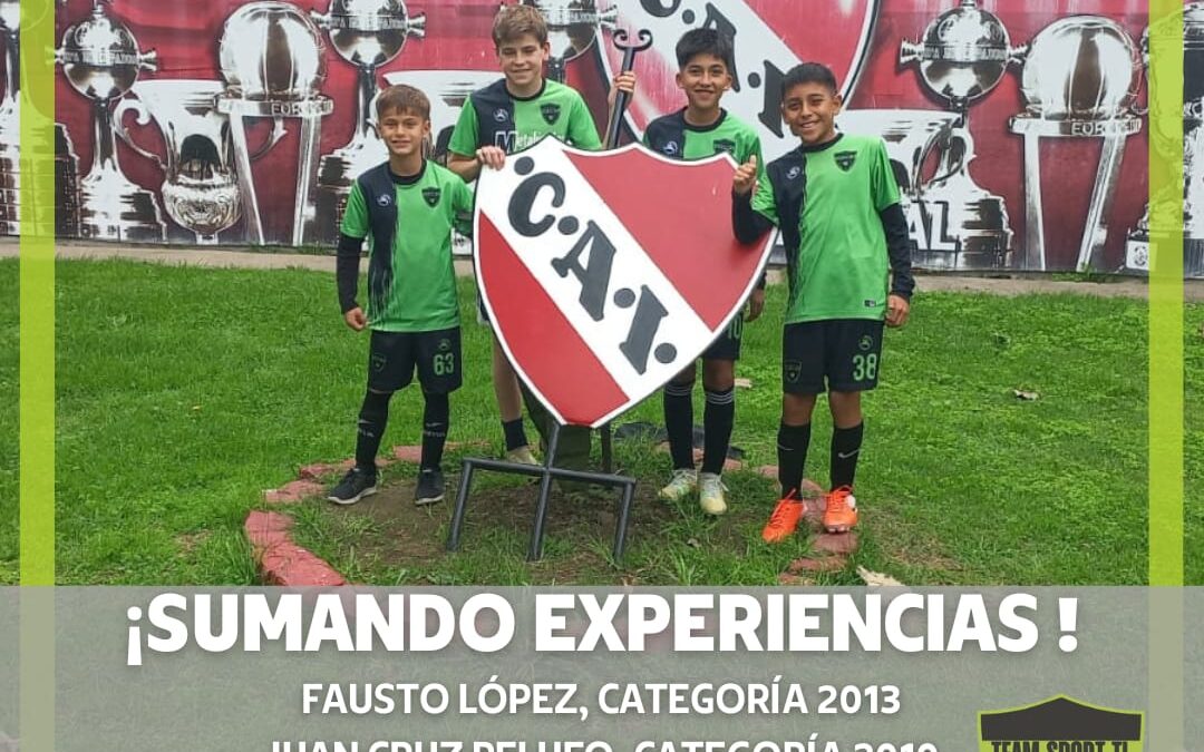 Jovenes locales se incorporaron a Independiente por medio de Team Sport TL