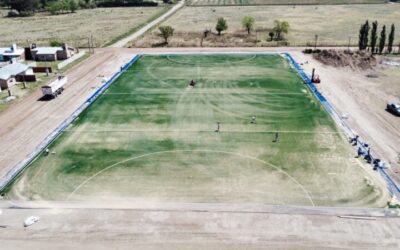 Juventud Unida de 30 de Agosto cumple el sueño de la cancha sintética