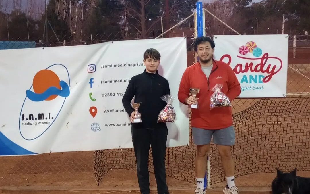 Maximiliano Prieto y Ramiro Flores ganadores de la 3° fecha del Circuito Trenquelauquense de Tenis en Primera y Segunda Categoria