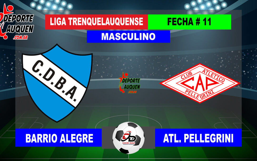 LTF 1° Division – Sintesis: Barrio Alegre 2 Atletico Pellegrini 1