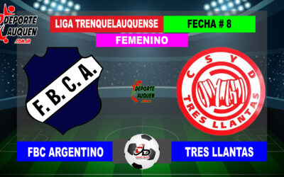 LTF Femenino 1° Division – FBC Argentino 2 Tres Llantas 0