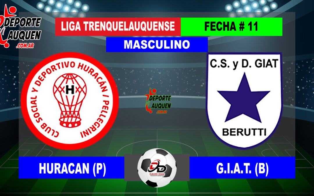 LTF 1° Division – Sintesis: Huracan de Pellegrini 4 G.I.A.T. de Beruti 1