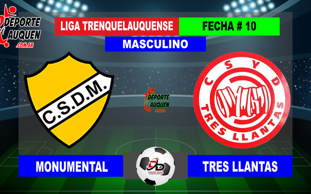 LTF 1° Division – Sintesis: Monumental 1 Tres Llantas 1