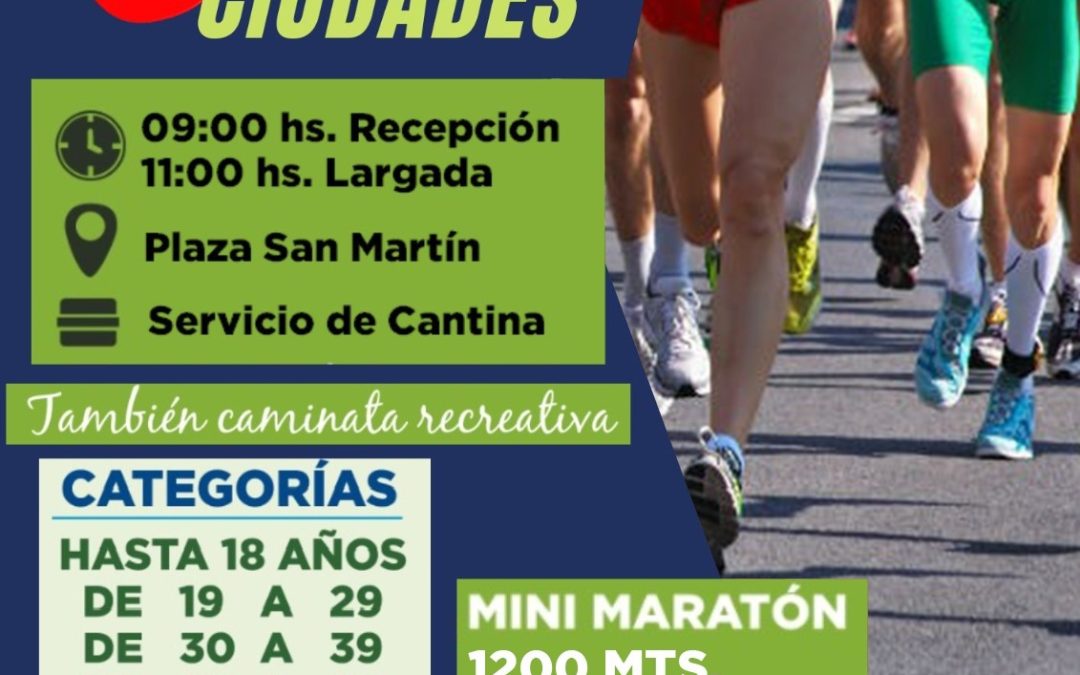 MARATÓN SEIS CIUDADES: ESTE PRÓXIMO DOMINGO 20, SE CORRERÁ UNA NUEVA FECHA EN 30 DE AGOSTO, SERAN 5 Y 10 KMS