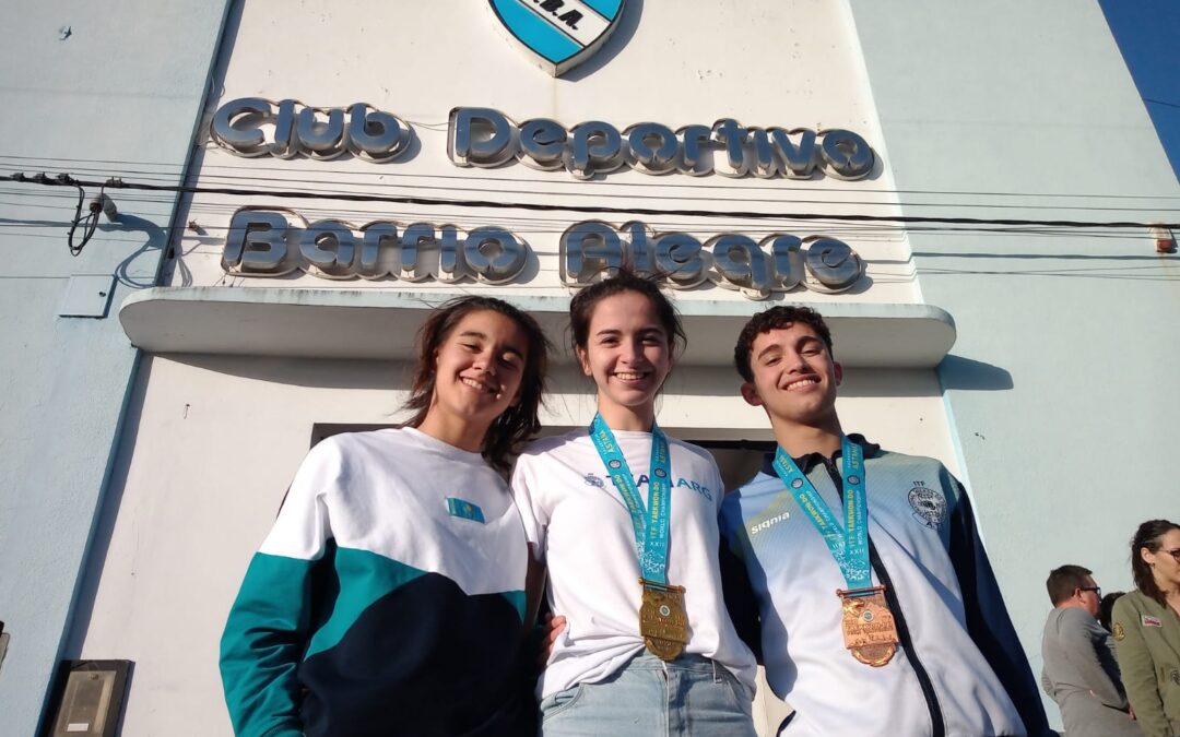Llegaron a Trenque Lauquen los Taekwondistas que fueron al mundial