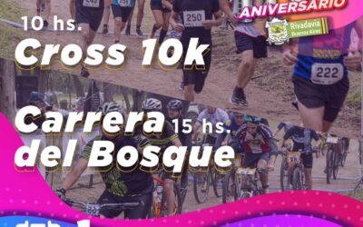 Atletismo: Prueba de cross Carrera del Bosque, el domingo 1 de octubre en Rivadavia