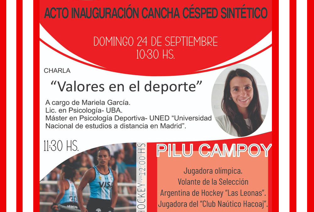 ATLETICO RIVADAVIA INAUGURA SU CANCHA DE HOCKEY CON LA PRESENCIA DE UNA LEONA
