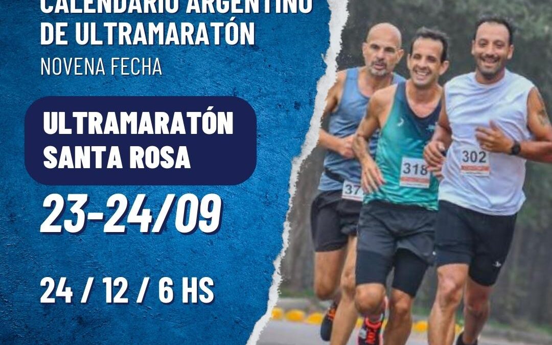 Ultramaraton de Santa Rosa – Walter Repoll compitio en las 6 horas