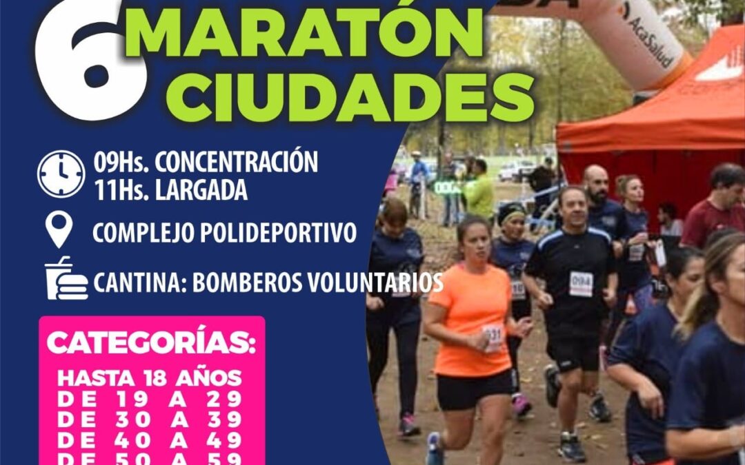 Mañana, 24 de Septiembre, en Pellegrini. Ajedrez y maraton 6 ciudades