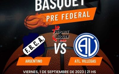 FBC ARGENTINO JUEGA HOY Y EL DOMINGO POR EL PRE FEDERAL. TAMBIEN HAY FORMATIVAS