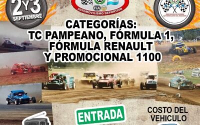 Automovilismo: La 7ma fecha de las Categorias ACAS se disputa en Alpachiri, La Pampa