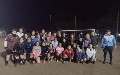 Puntapié inicial para el fútbol femenino en Barrio Alegre