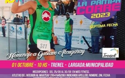 Atletismo: Se viene prueba La Pampa Corre en Trenel, con un circuito rapido y renovado