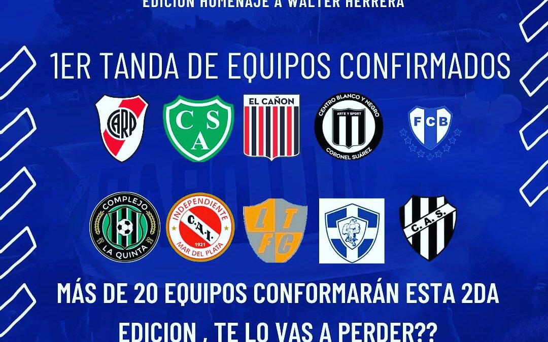 Torneo Nacional de Fútbol Infantil «Miguel Chancha Sanchez» – Primer tanda de equipos cofirmados