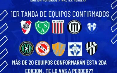 Torneo Nacional de Fútbol Infantil «Miguel Chancha Sanchez» – Primer tanda de equipos cofirmados