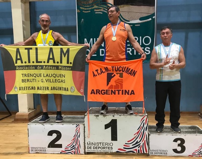 Nacional de pista y campo máster – Santiago Pereda medalla de Plata en lanzamiento de jabalina