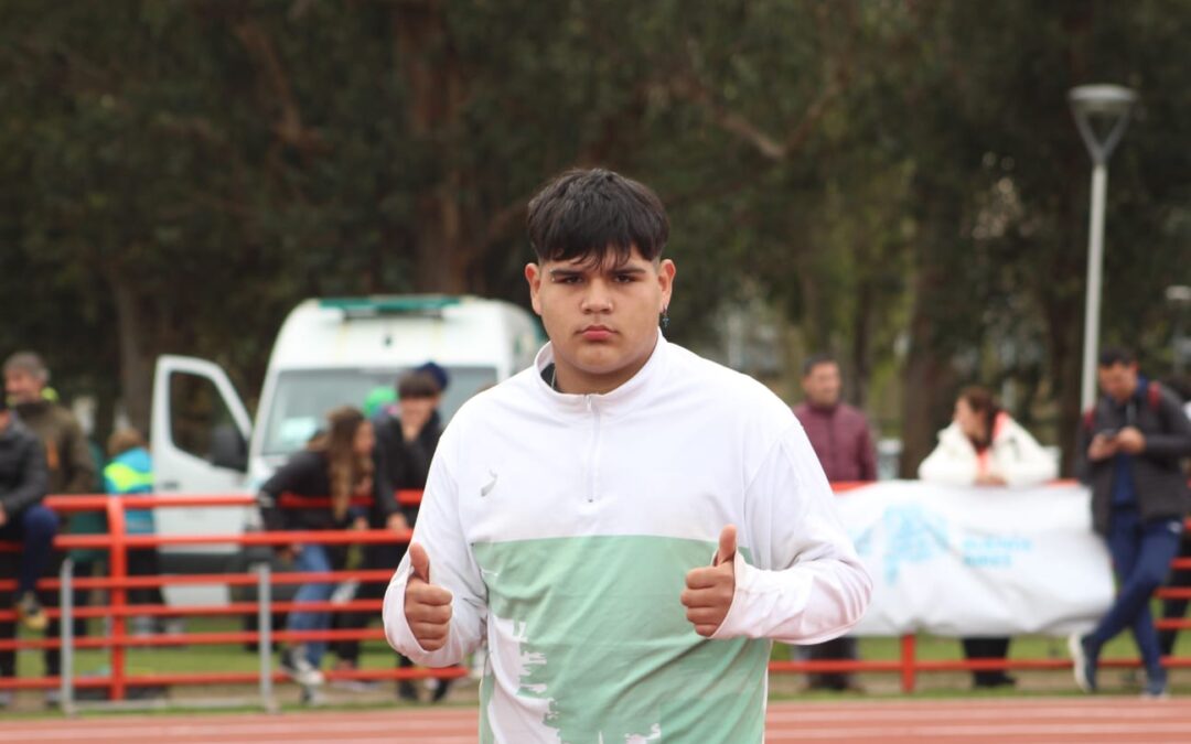 Nacional Sub 16 de Atletismo – Nazaro Benjamin Gomez 11° en lanzamiento de Bala