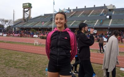 Juegos Bonaerenses 2023 – Renata Arbe participo en salto en largo