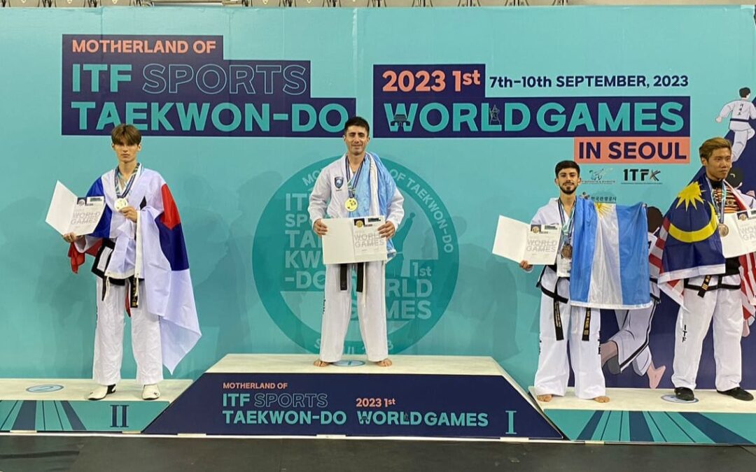 Renzo Vincet: flamante campeón mundial de Taekwon-do