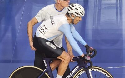 Ciclismo: Jose Chaar, subcampeon mundial en el torneo master de pista en Inglaterra