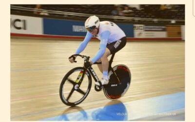 Ciclismo: El trenquelauquense Oscar Cueli compitio en las eliminatorias de 200 m lanzados del mundial Master