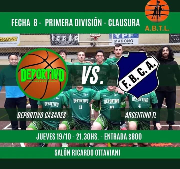 TERMINA LA OCTAVA DEL CLAUSURA Y SE RECUPERA UN PARTIDO PENDIENTE