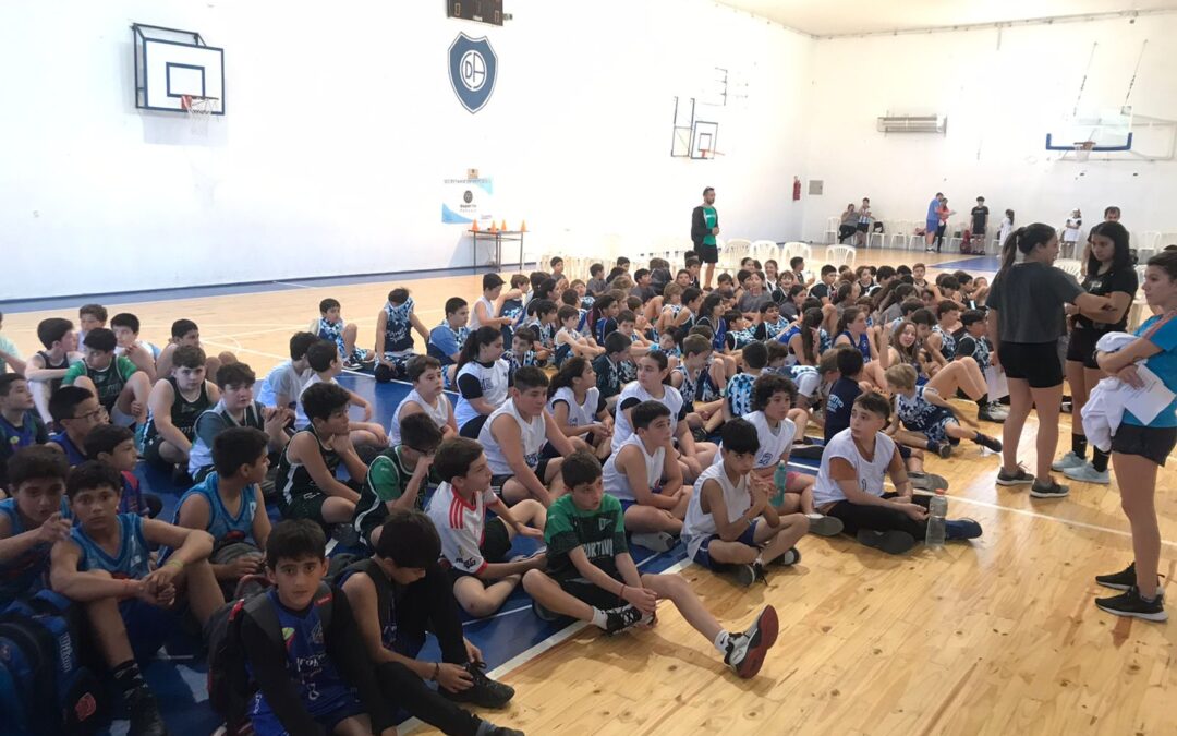 Se realizó encuentro de Minibasquetbol en Pehuajo