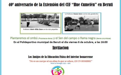 40° aniversario de la Extension del CEF «Hue Cumelén» en Beruti