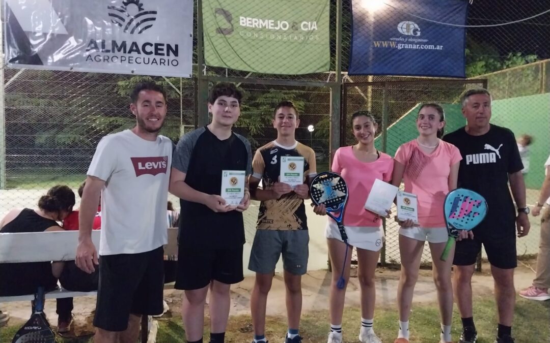 Se desarrollo la 4ta etapa de la Liga interprovincial de Padel en Salliquelo