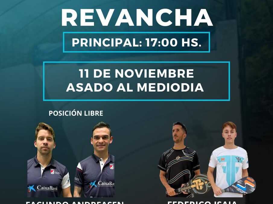 Desafio Revancha de Pelota Paleta