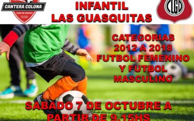Mañana Gran Seven de Futbol Infantil del club Las Guasquitas Deportes
