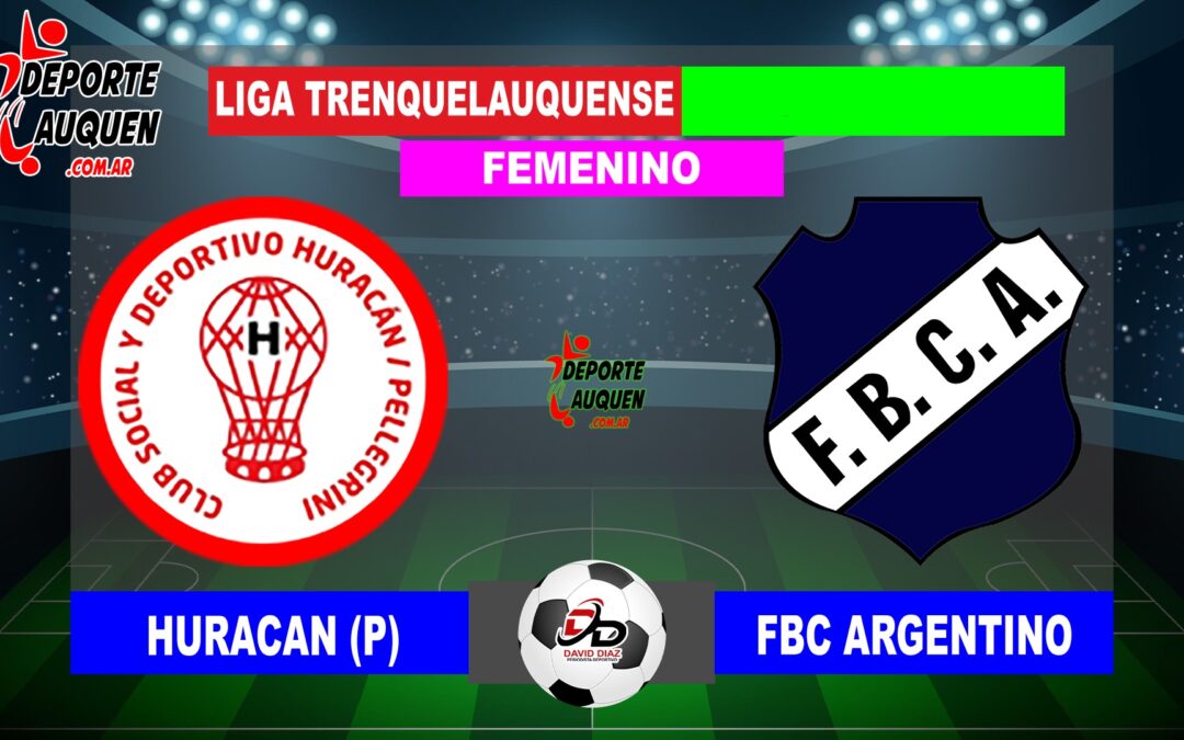LTF Femenino 1° Division – Sintesis: Huracan de Pellegrini 3 FBC Argentino 3